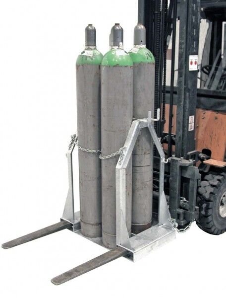 Gasflaschen-Palette für Stahlgasflaschen SFP-4 für Stapler