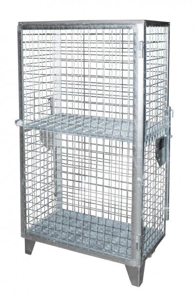 Gasflaschen-Depot GFD-R-4 für 4 11kg-Gasflaschen (mobil / fahrbar) verzinkt