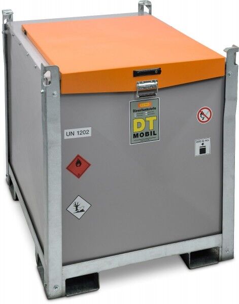 CEMO DT MOBIL PRO ST 980 Liter mit Handpumpe - 11372 - Dieseltankanlage mit ADR-Zulassung