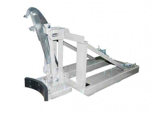 BAUER Gabelstapler-Fasslifter Typ RS-I/D-91 für Kunststoff-Deckelfässer & konischen Deckelfässern verzinkt