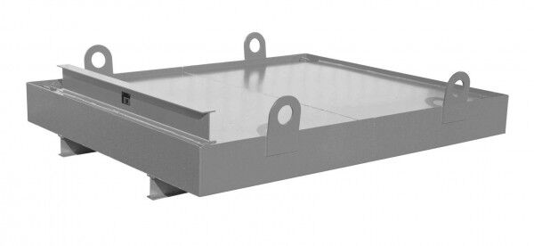 BAUER Container-Auffangwanne CW-1 mausgrau RAL 7005
