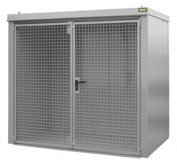 BAUER Gasflaschen-Depot GFC-B-M3 (fertig montiert) mausgrau RAL 7005