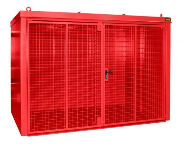 BAUER Gasflaschen-Depot GFC-B-M5 (fertig montiert) feuerrot RAL 3000