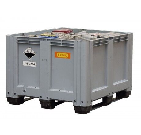 Sammelbehälter für Altbatterien Typ 610 8322 / Batterie-Sammelbox