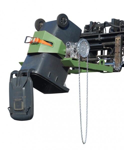 BAUER Fasskipper FLEX-K für Stapler und Kran resedagrün RAL 6011