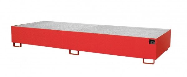 BAUER Regal-Auffangwanne TYP RW-GR-3600-3 feuerrot RAL 3000