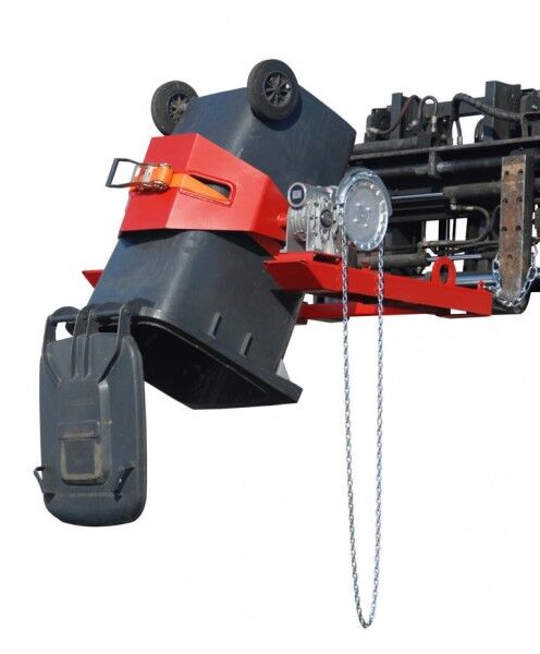 BAUER Fasskipper FLEX-K für Stapler und Kran feuerrot RAL 3000