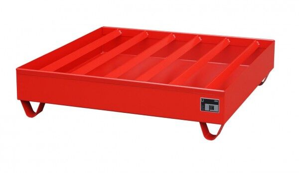BAUER Stahl Profilauffangwanne PW-200-4 feuerrot RAL 3000