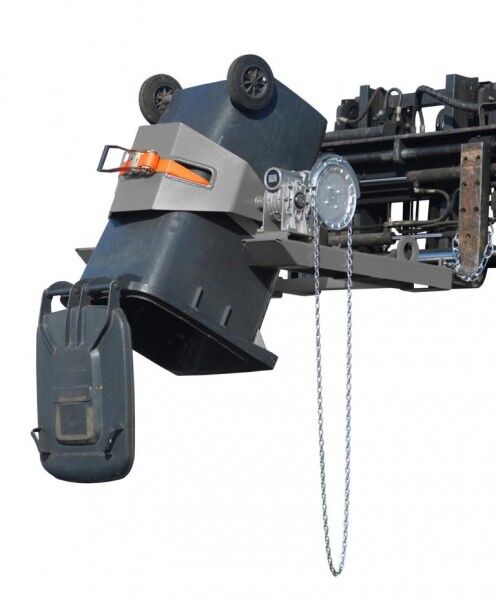 BAUER Fasskipper FLEX-K für Stapler und Kran mausgrau RAL 7005