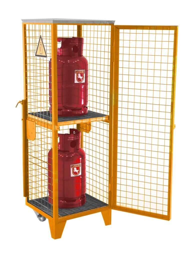 BAUER Gasflaschen-Depot GFD-R-2 fr 2 11kg-Gasflaschen (mobil / fahrbar)  gnstig kaufen